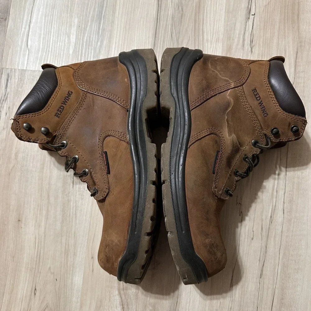 RED WING ASTMF 2413-05 Brown Boots Size 12 EE US. Steel Toe Fast Shipping‎